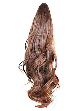 Claw Clip Synthetic Wavy Ponytail