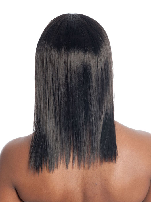 Mid-Length Yaki Straight Half Wig