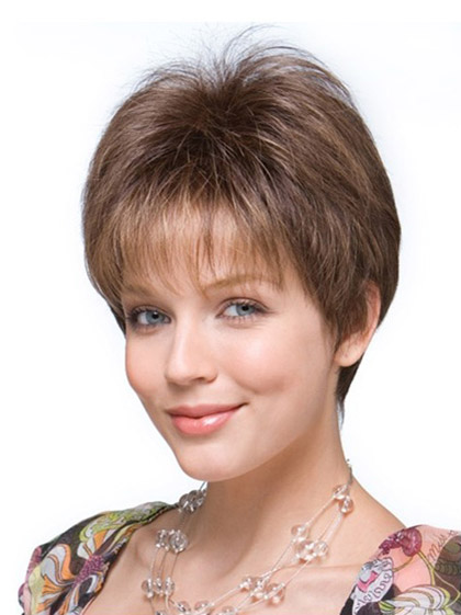 Short Slightly Top Piece Wig