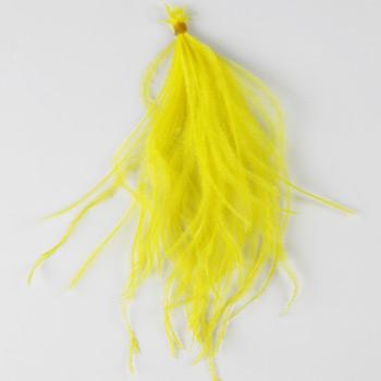 50 pcs Yellow Real Feather Extensions(6"-10")