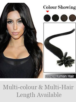 18" 100% Human Hair Nail Tip Extensions