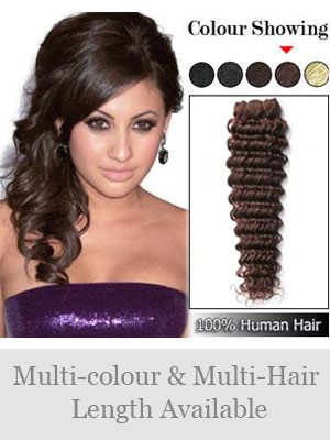 Deep Wave Indian Remy Weft Extensions - Click Image to Close