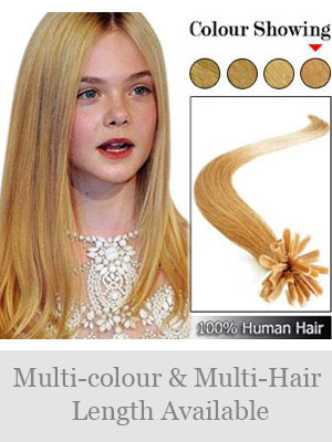 18" 100% Human Hair Nail Tip Extensions - Click Image to Close