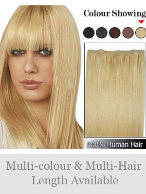 20" PU Skin Weft Remy Human Hair Extensions - Click Image to Close