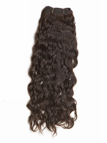 18" Natural Wavy Extensions - Click Image to Close