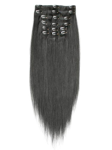 10 pcs From 14" Straight Clip In Full Head Set