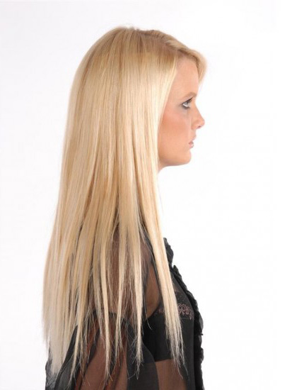 18 Inches Half Head 3 pcs Clip in Human Hair Extensions - Click Image to Close