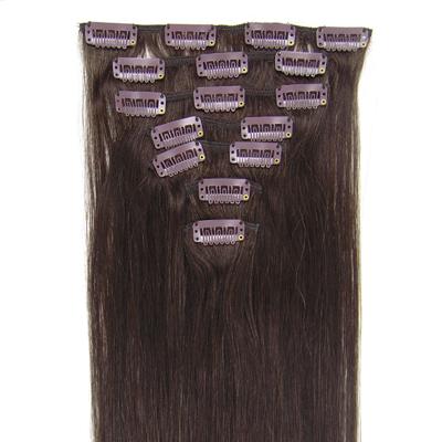 7 pcs From 14" Straight Clip In Full Head Set